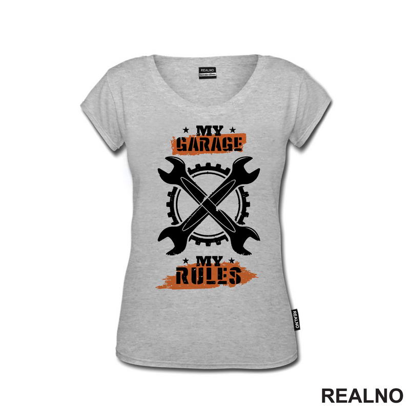 My Garage, My Rules - Orange - Radionica - Majstor - Majica