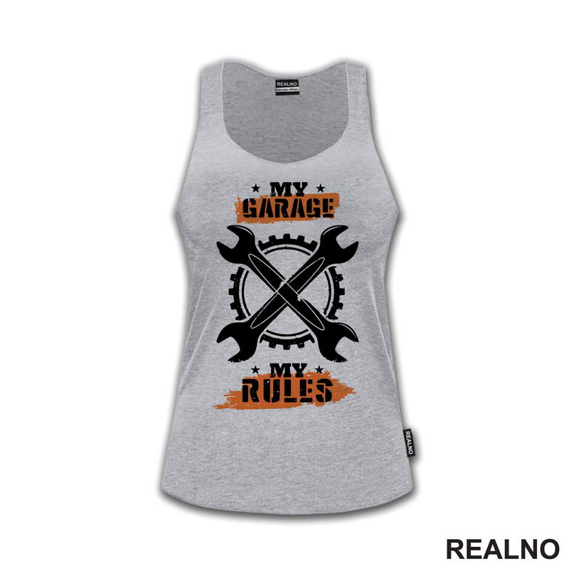 My Garage, My Rules - Orange - Radionica - Majstor - Majica