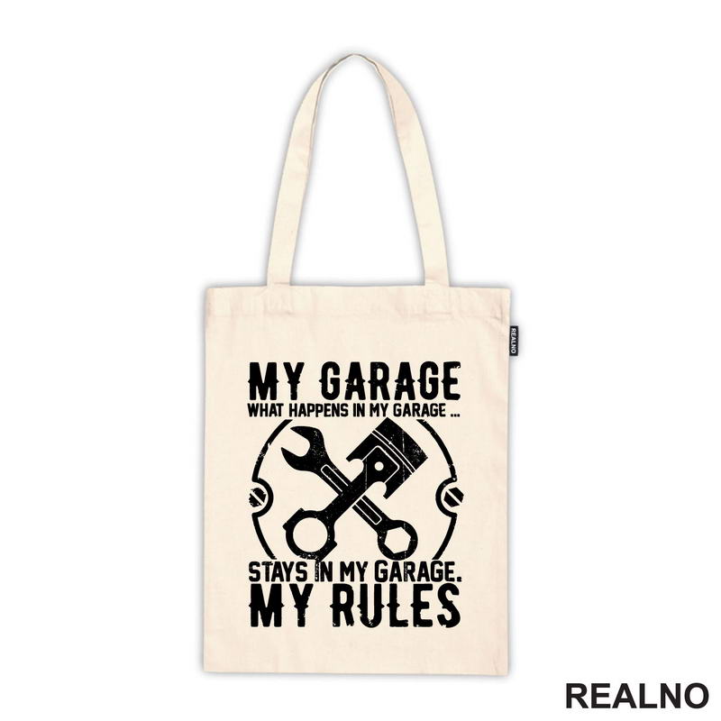 My Garage My Rules -  What Happenes In My Garage, Stay In My Garage - Radionica - Majstor - Majica