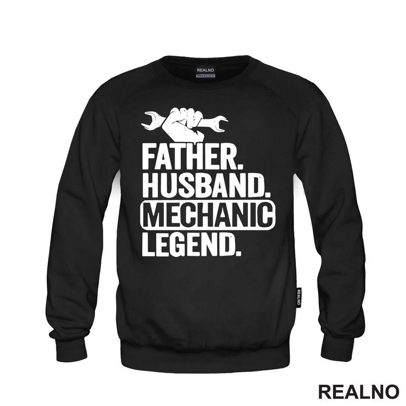 Father. Husband. Mechanic Legend. - Radionica - Majstor - Majica