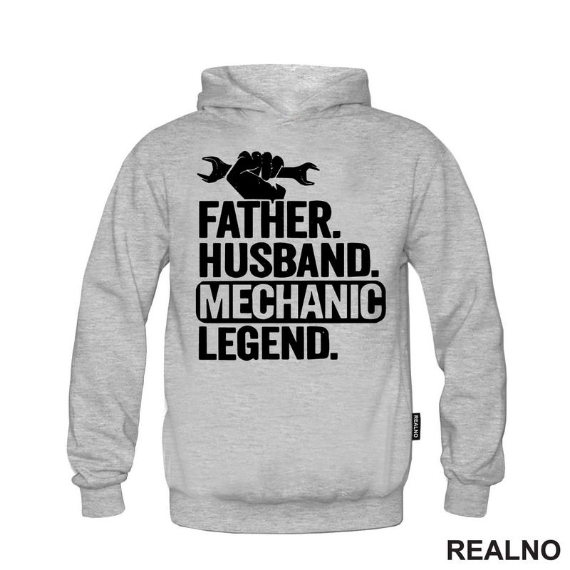 Father. Husband. Mechanic Legend. - Radionica - Majstor - Majica