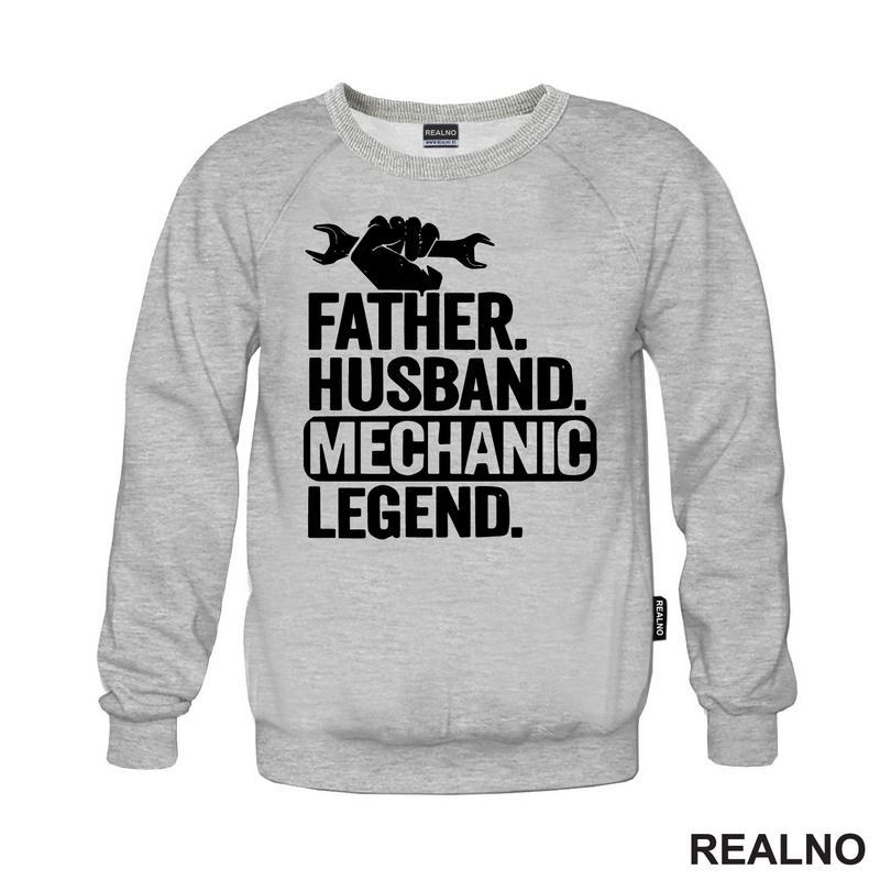 Father. Husband. Mechanic Legend. - Radionica - Majstor - Majica