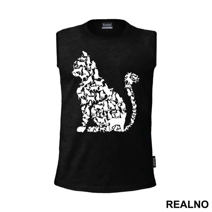 Cats Silhouette - Mačke - Majica
