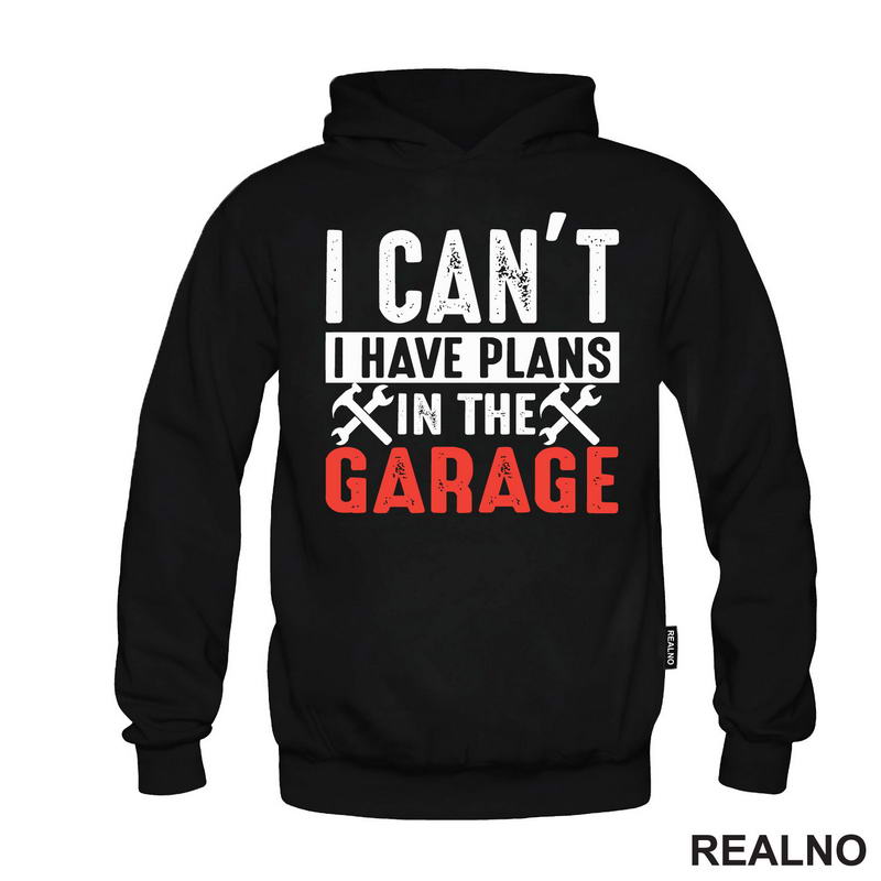 I Can't I Have Plans In The Garage - Orange - Radionica - Majstor - Majica