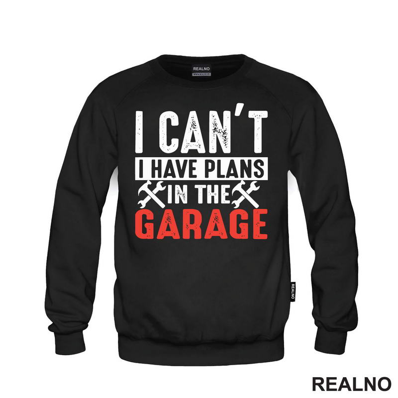 I Can't I Have Plans In The Garage - Orange - Radionica - Majstor - Majica