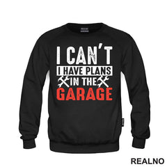 I Can't I Have Plans In The Garage - Orange - Radionica - Majstor - Majica