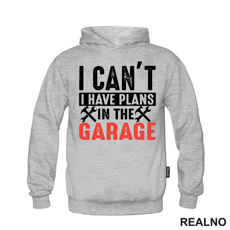 I Can't I Have Plans In The Garage - Orange - Radionica - Majstor - Majica