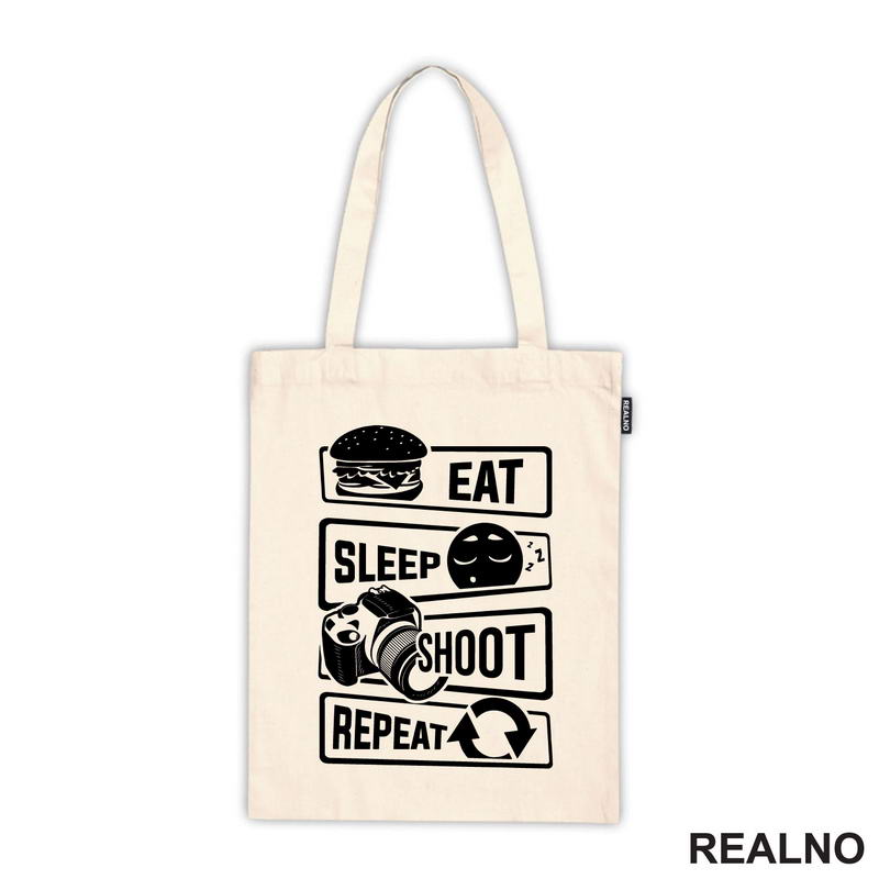 Eat, Sleep, Shoot, Repeat - Symbols - Sport - Majica