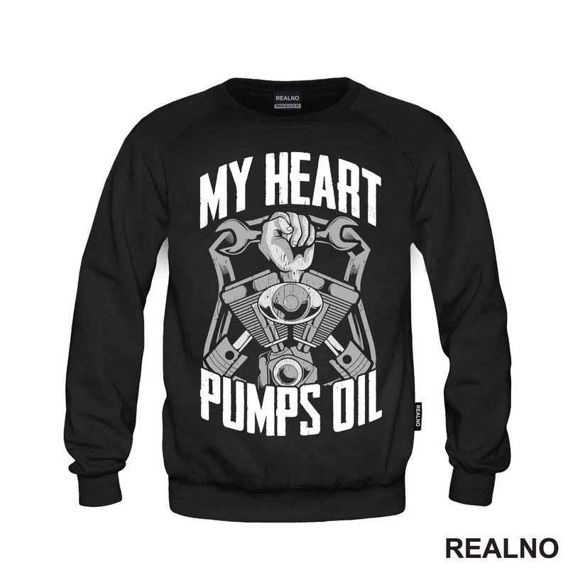 My Heart Pumps Oil - Radionica - Majstor - Majica