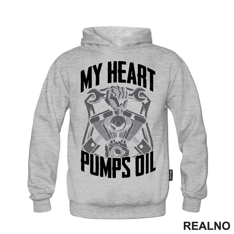 My Heart Pumps Oil - Radionica - Majstor - Majica