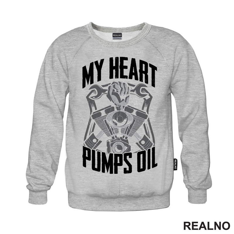My Heart Pumps Oil - Radionica - Majstor - Majica