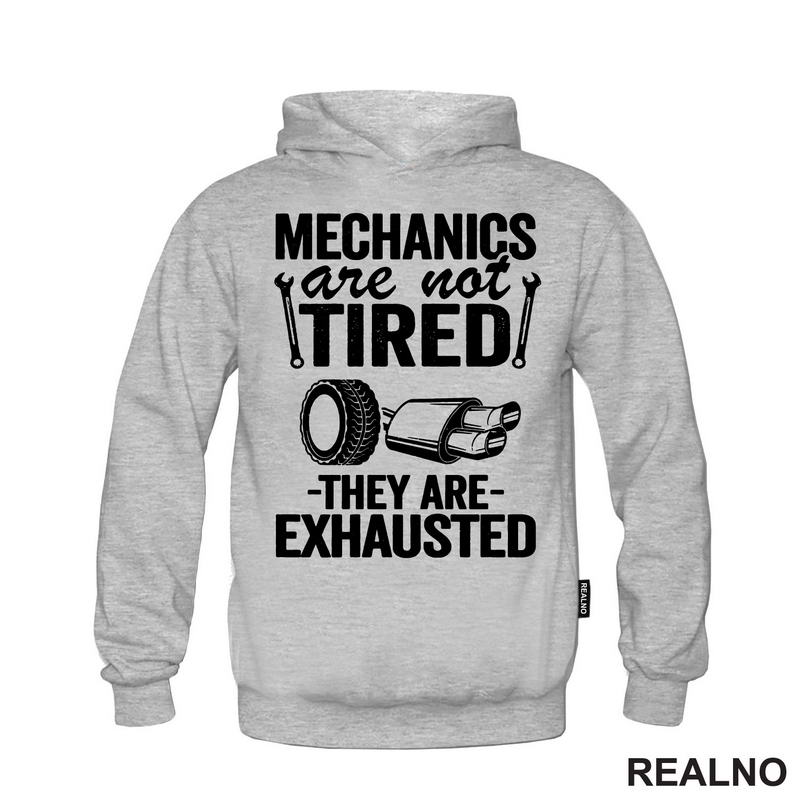 Mechanic Are Not Tired, They Are Exhausted - Radionica - Majstor - Majica