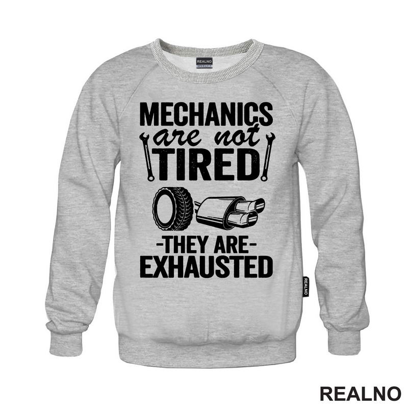 Mechanic Are Not Tired, They Are Exhausted - Radionica - Majstor - Majica