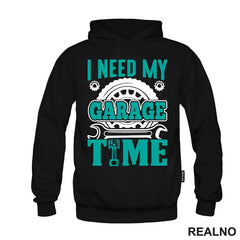 I Need My Garage Time - Teal - Radionica - Majstor - Majica
