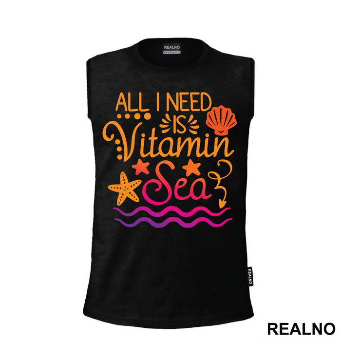 All I Need Is Vitamin Sea - Sirene - Mermaid - Majica