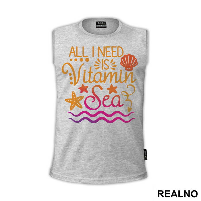 All I Need Is Vitamin Sea - Sirene - Mermaid - Majica