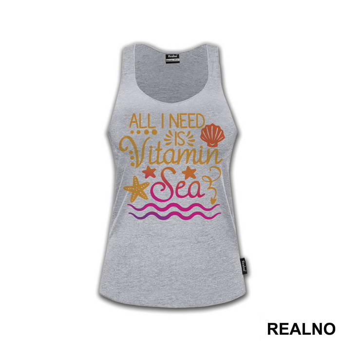 All I Need Is Vitamin Sea - Sirene - Mermaid - Majica