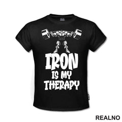 Iron Is My Therapy - Trening - Majica