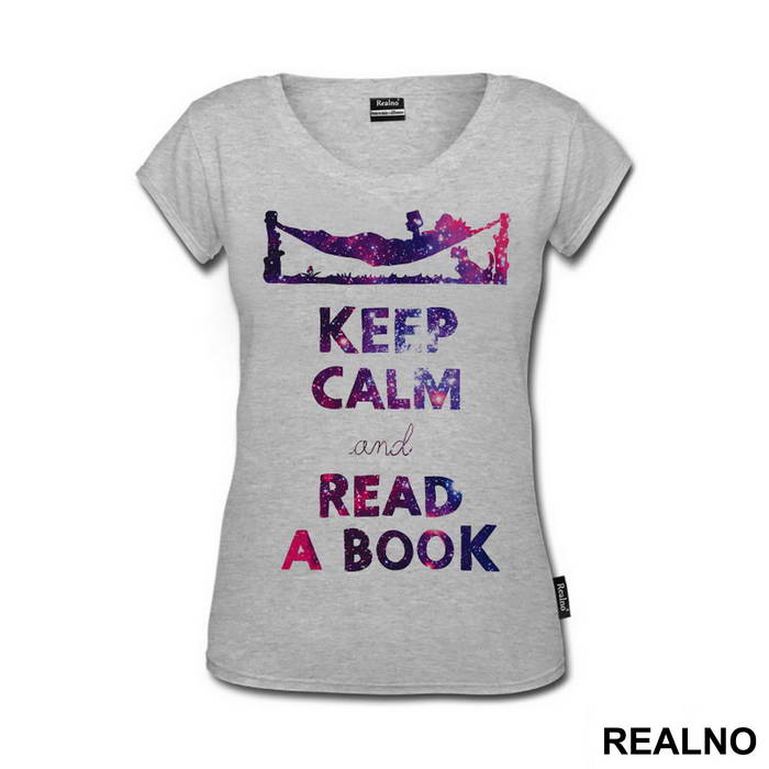Keep Calm And Read A Book - Geek - Majica