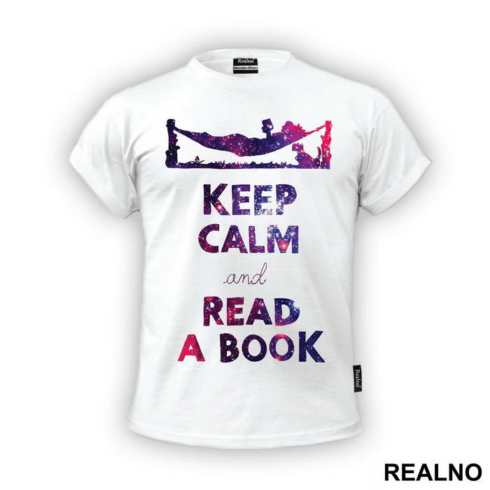 Keep Calm And Read A Book - Geek - Majica