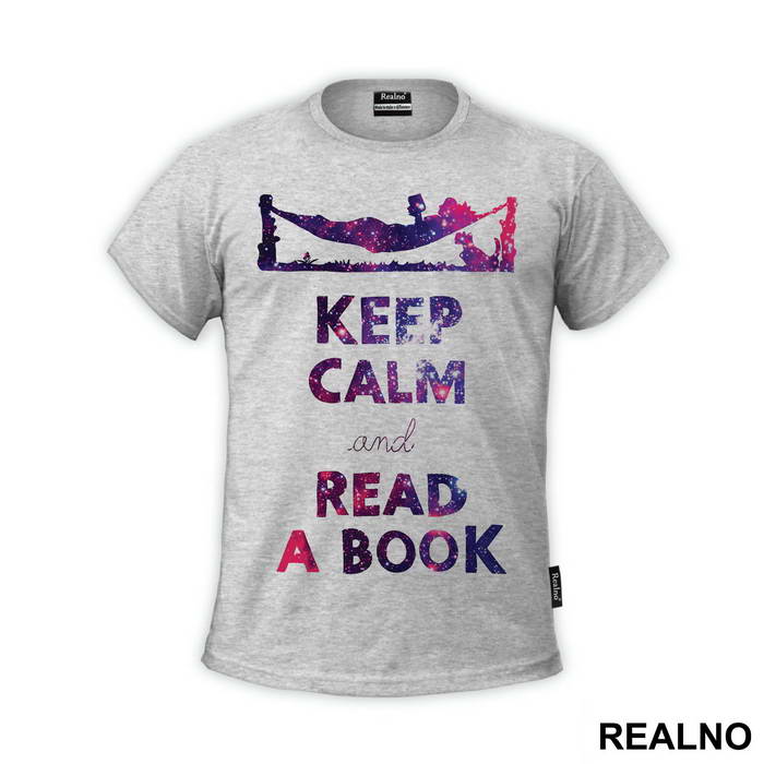 Keep Calm And Read A Book - Geek - Majica