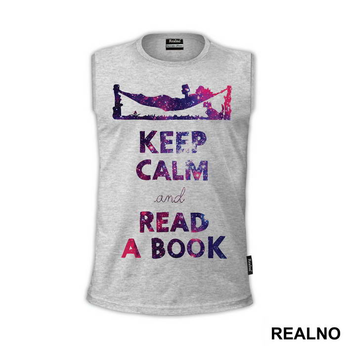 Keep Calm And Read A Book - Geek - Majica