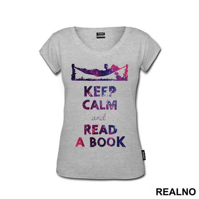 Keep Calm And Read A Book - Geek - Majica