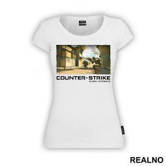 Global Offence With Background - Counter - Strike - CS - Majica