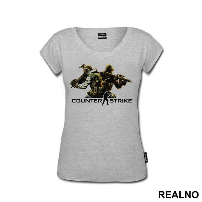 One Guy With Background Around Him - Counter - Strike - CS - Majica