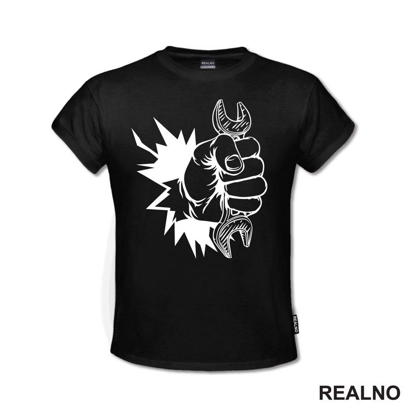 Broken Wall - Hand And Wrench - Radionica - Majstor - Majica
