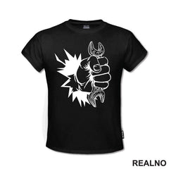 Broken Wall - Hand And Wrench - Radionica - Majstor - Majica