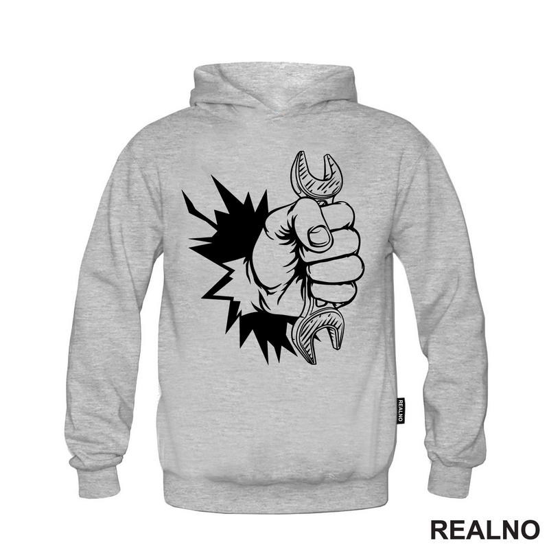 Broken Wall - Hand And Wrench - Radionica - Majstor - Majica