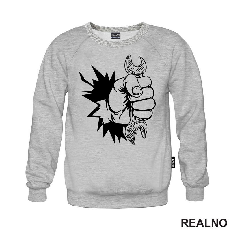 Broken Wall - Hand And Wrench - Radionica - Majstor - Majica