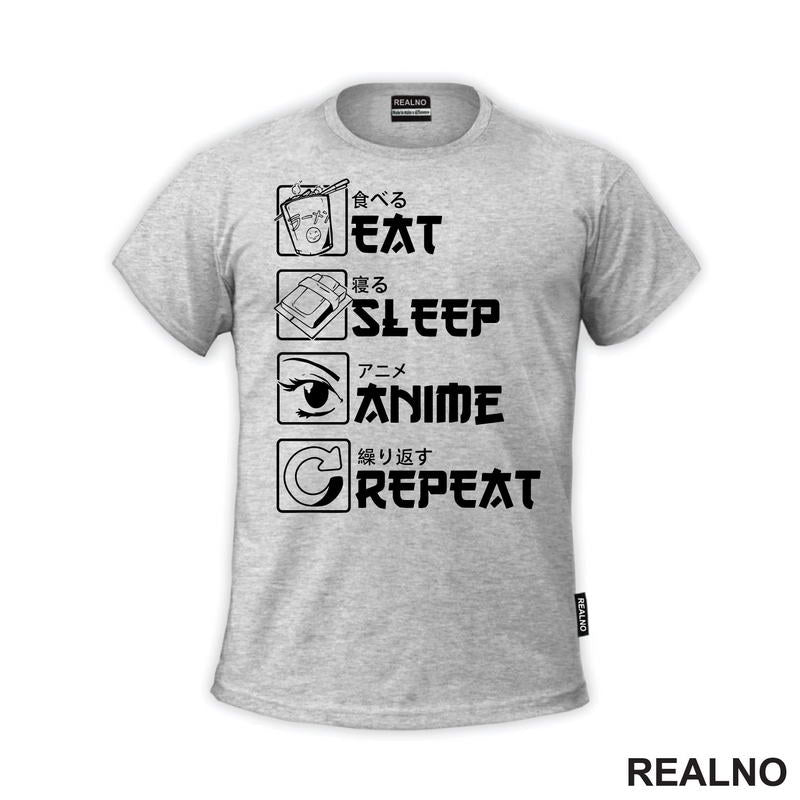 Eat, Sleep, Anime, Repeat - Symbols