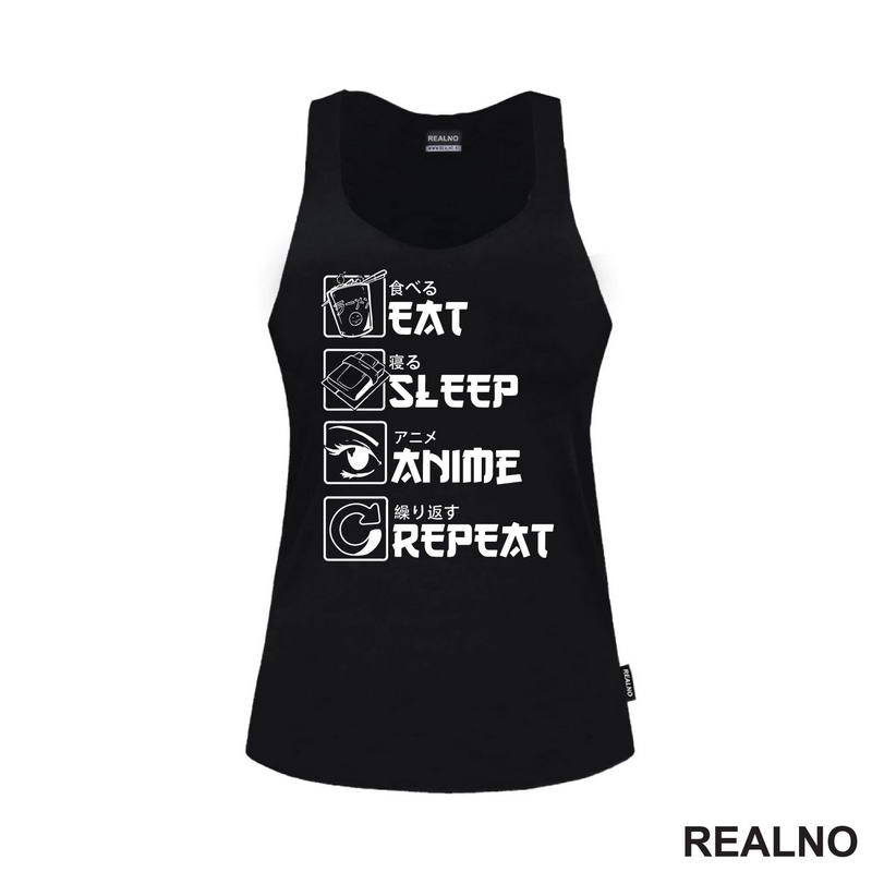 Eat, Sleep, Anime, Repeat - Symbols