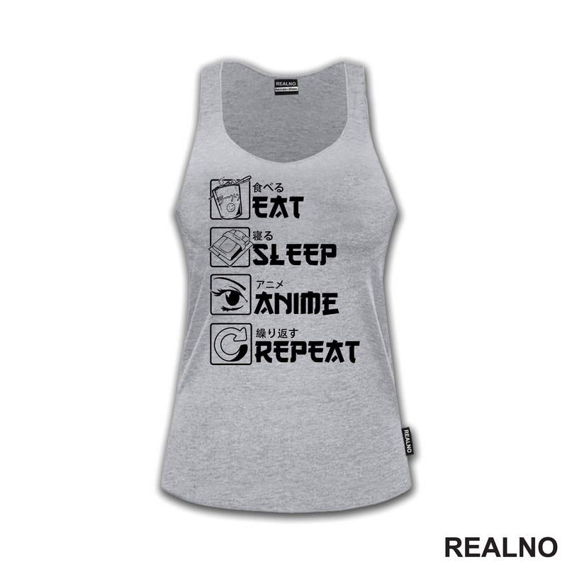 Eat, Sleep, Anime, Repeat - Symbols
