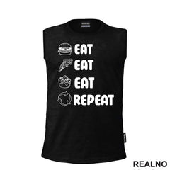 Eat, Eat, Eat, Repeat - Symbols - Humor - Hrana - Food