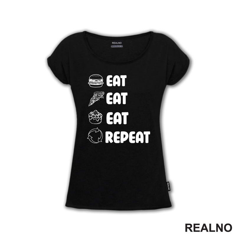 Eat, Eat, Eat, Repeat - Symbols - Humor - Hrana - Food
