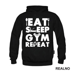 Eat, Sleep, Gym, Repeat - Dumbbell - Trening