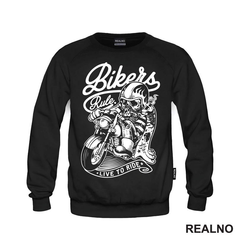 Bikers Rule Live to Ride - Motori
