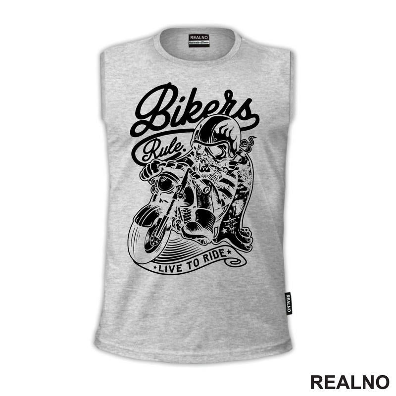 Bikers Rule Live to Ride - Motori