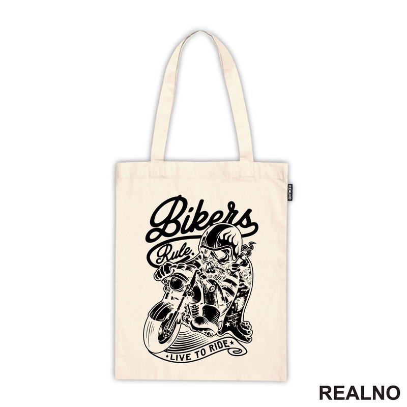 Bikers Rule Live to Ride - Motori