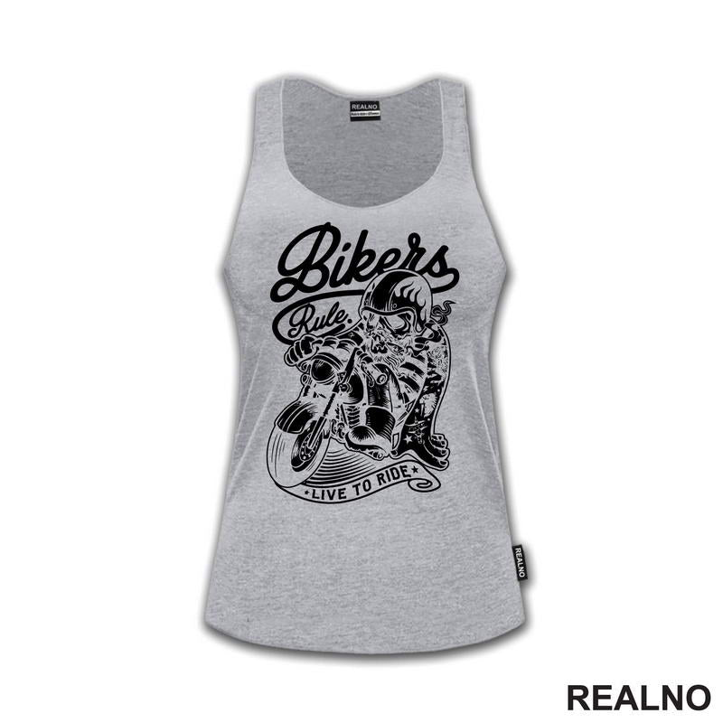 Bikers Rule Live to Ride - Motori