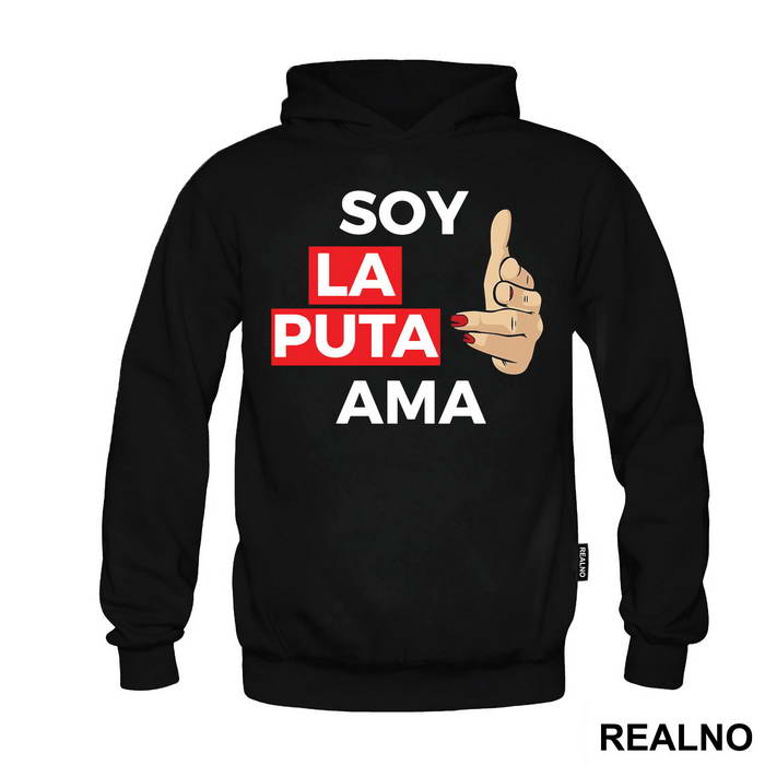 Soy La Puta Ama - Fingers Pointing - La Casa de Papel - Money Heist - Majica