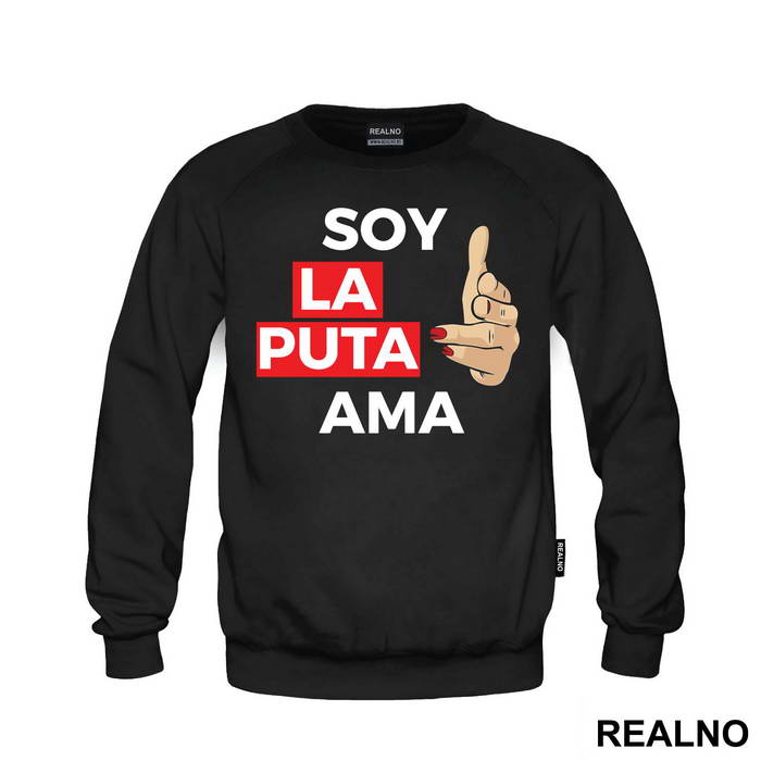Soy La Puta Ama - Fingers Pointing - La Casa de Papel - Money Heist - Majica