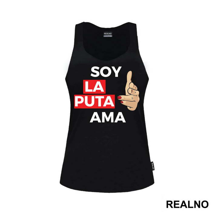 Soy La Puta Ama - Fingers Pointing - La Casa de Papel - Money Heist - Majica