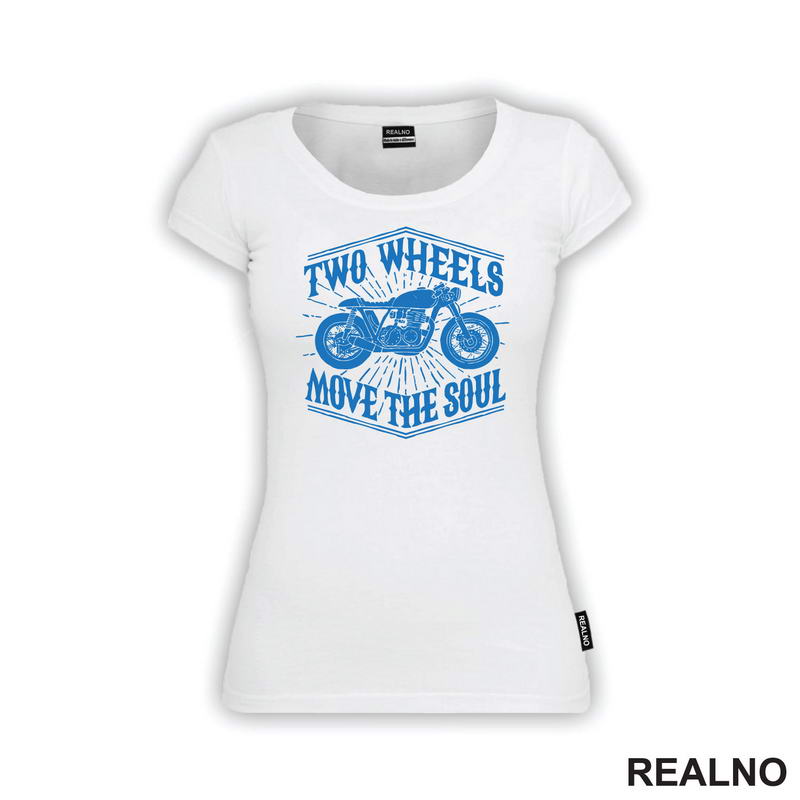 Two Wheels Move The Soul - Blue - Motori