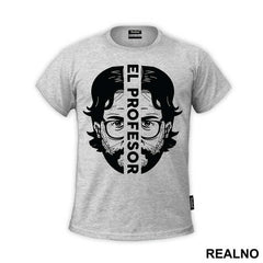 El Profesor - The Professor Split - La Casa de Papel - Money Heist - Majica