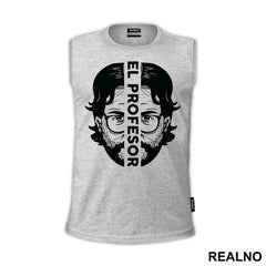El Profesor - The Professor Split - La Casa de Papel - Money Heist - Majica