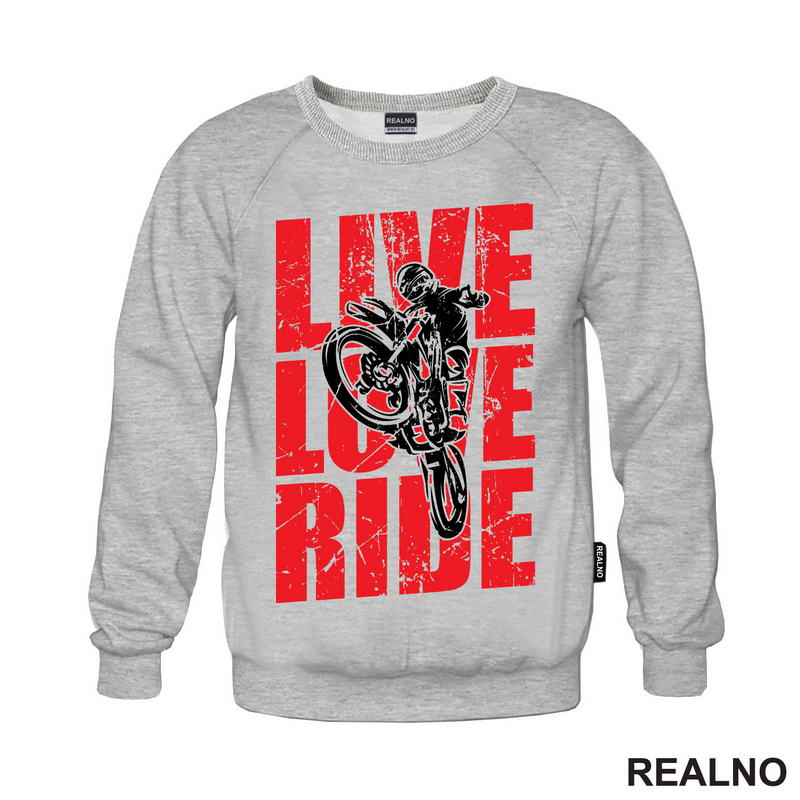 Live, Love, Ride - Red - Motori